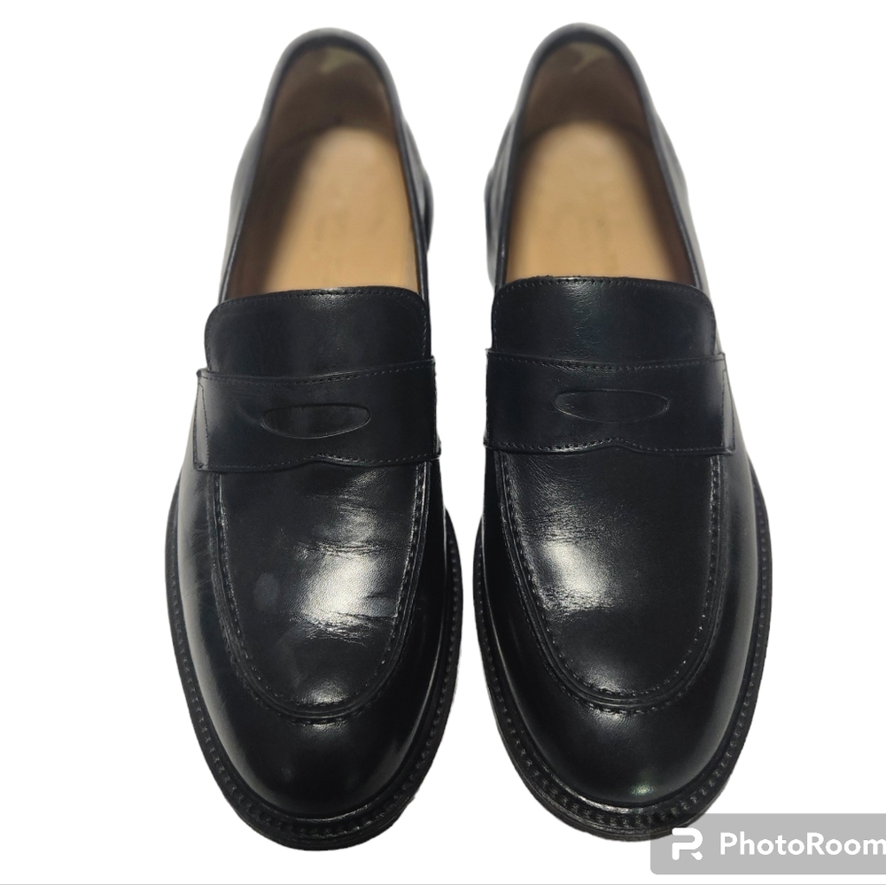 Black Leather Loafers